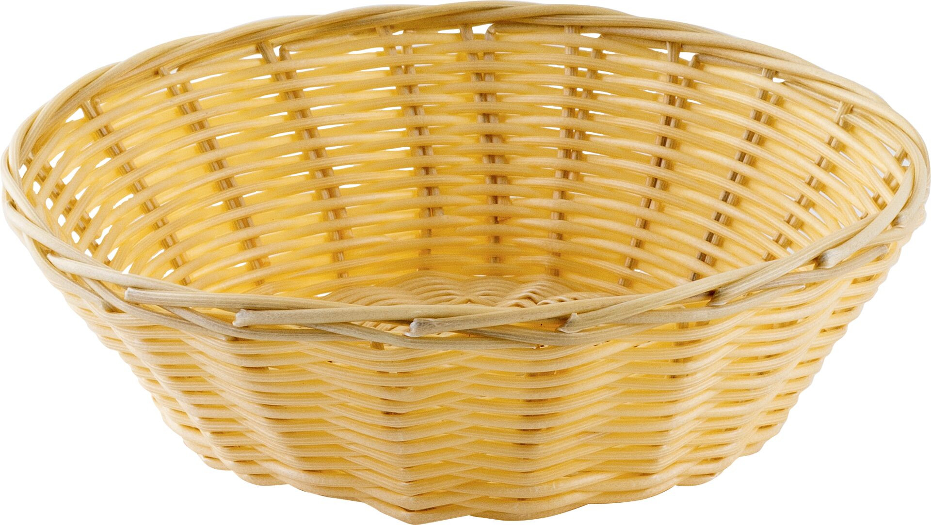 Korb leichte Ausführung, beige rund 20x7cm